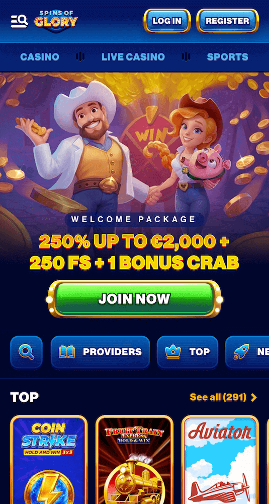 Spins of Glory webpage