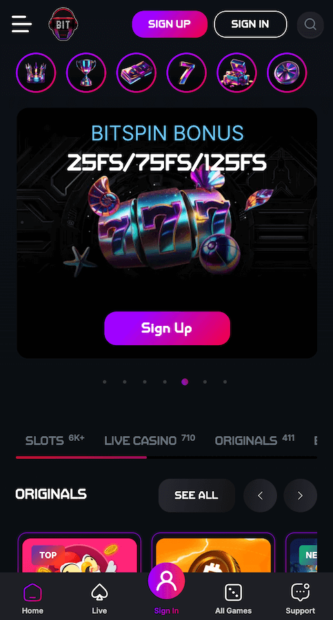 Bitstrike.io website