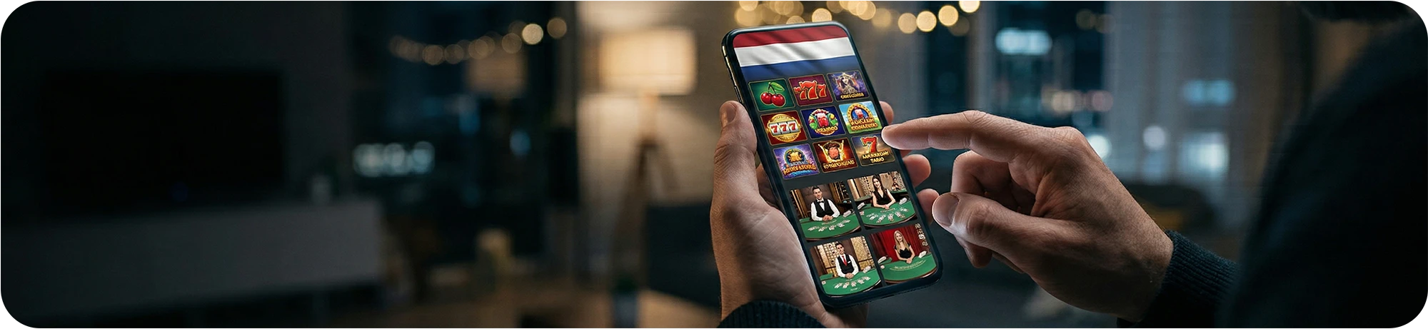 Overzicht van casinospellen zoals slots, blackjack en roulette in Nederlandse online casino’s