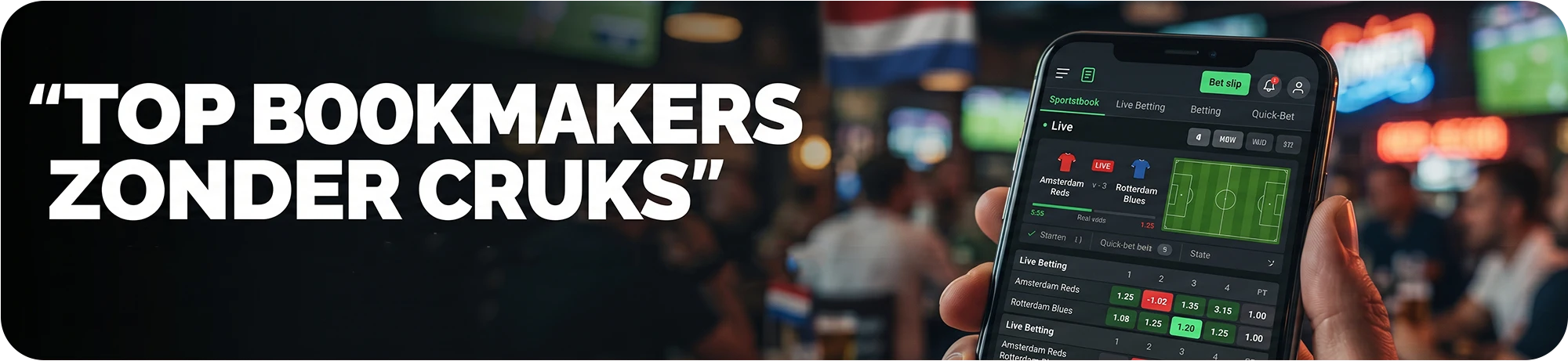 Overzicht van populaire bookmakers zonder CRUKS voor Nederlanders