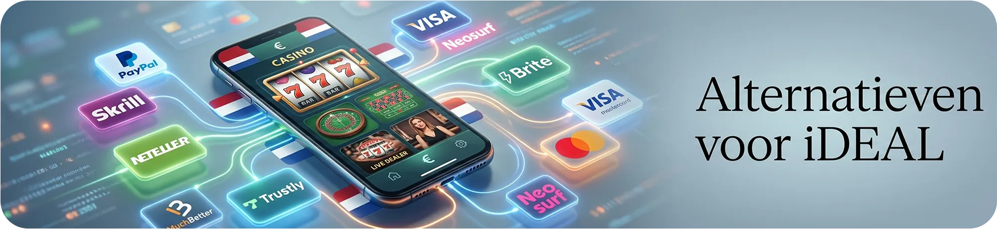 Alternatieve betaalmethoden naast iDEAL in Nederlandse online casino’s