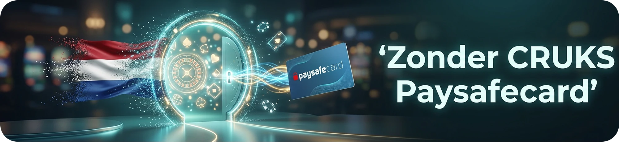 Casino zonder CRUKS registratie met Paysafecard betaalmogelijkheid