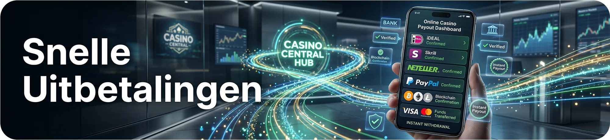 Snelle betaalmethoden voor online casino uitbetalingen