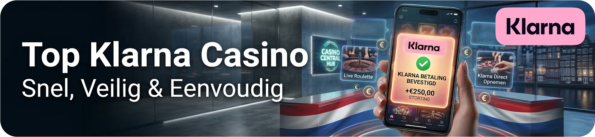 Beste online casino’s met Klarna betaaloptie
