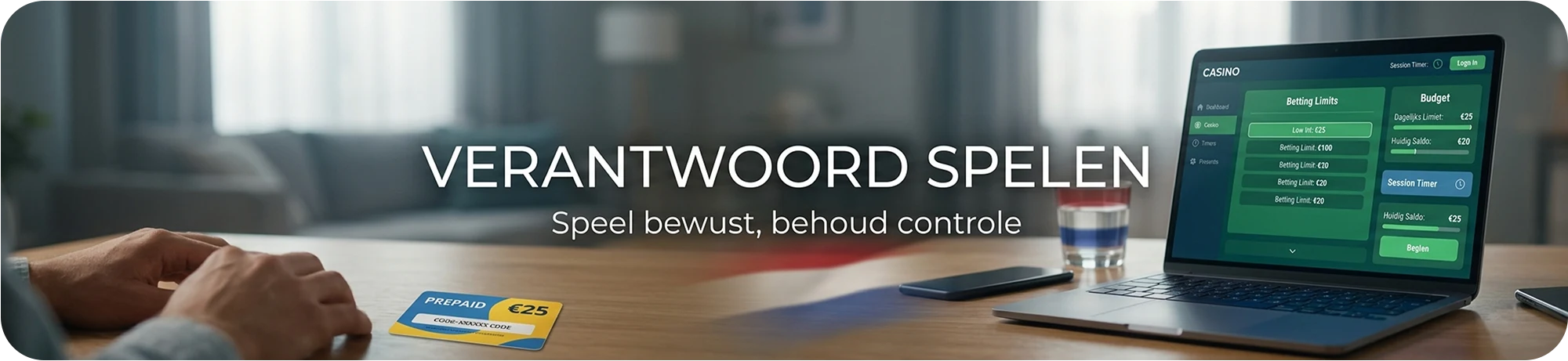 Verantwoord gokken bij online casino’s met Paysafecard