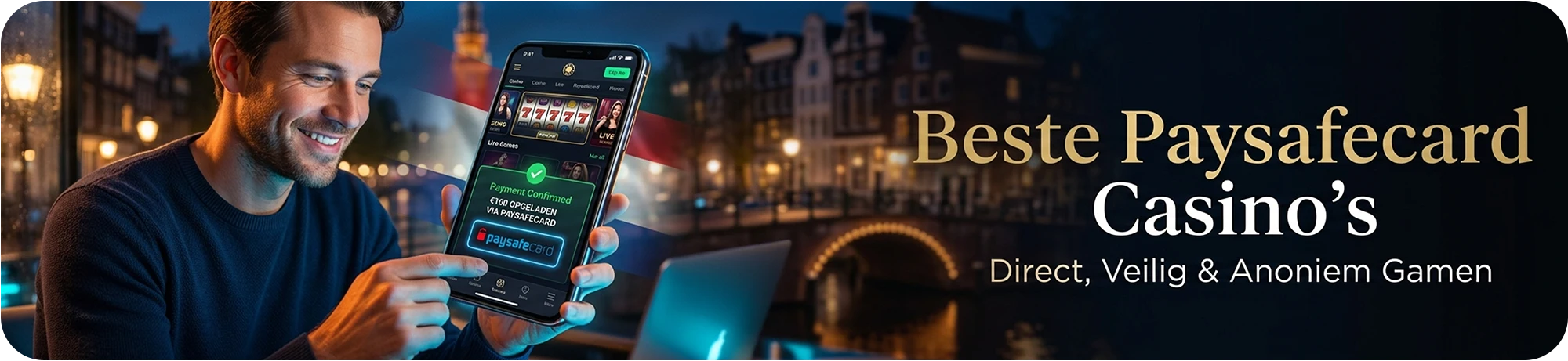 Samenvatting van de beste Paysafecard casino’s beschikbaar in Nederland