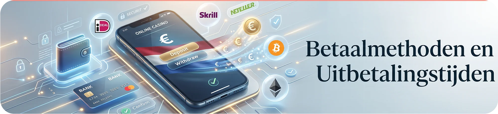 Betaalmethoden en uitbetalingstijden bij online casino's in Nederland
