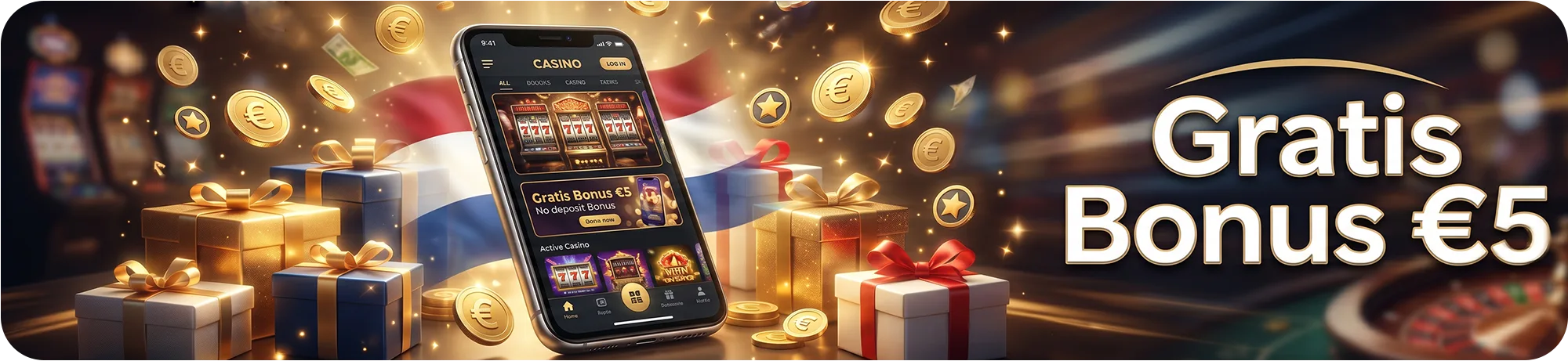 Gratis bonus bij 5 euro casino zonder storting