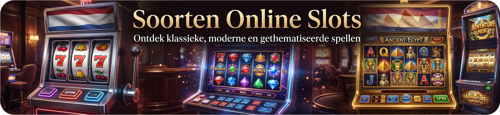 Verschillende soorten online slots