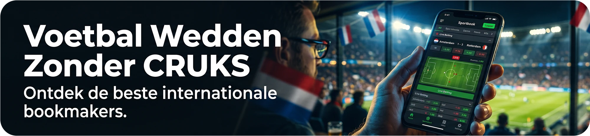 Live voetbalweddenschappen bij buitenlandse bookmakers