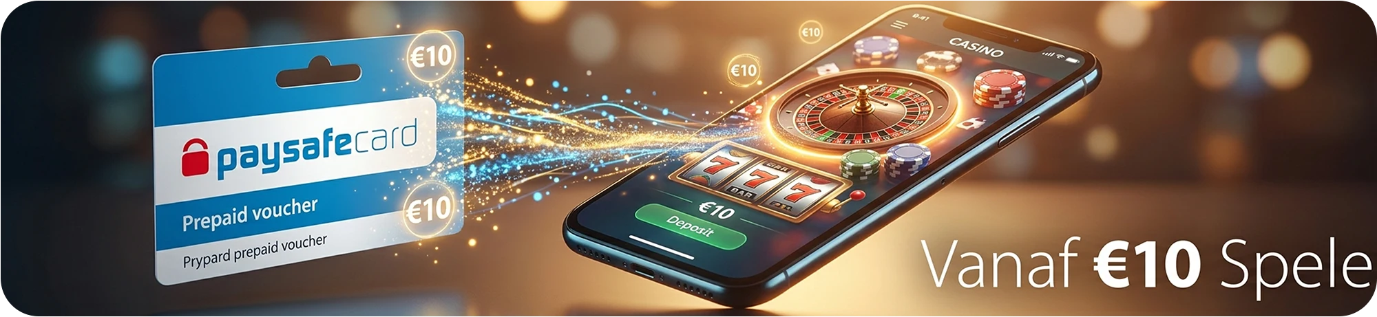 Online casino met Paysafecard storting vanaf 10 euro