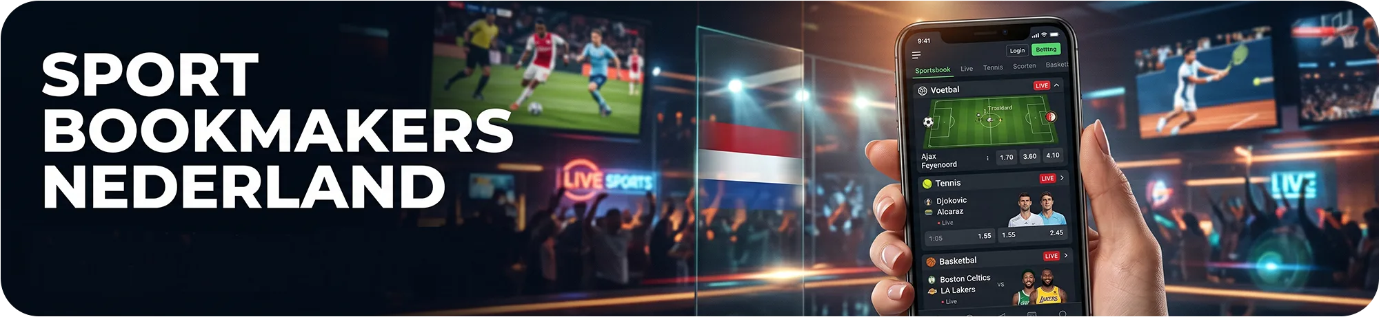 Sportweddenschappen via online bookmakers Nederland