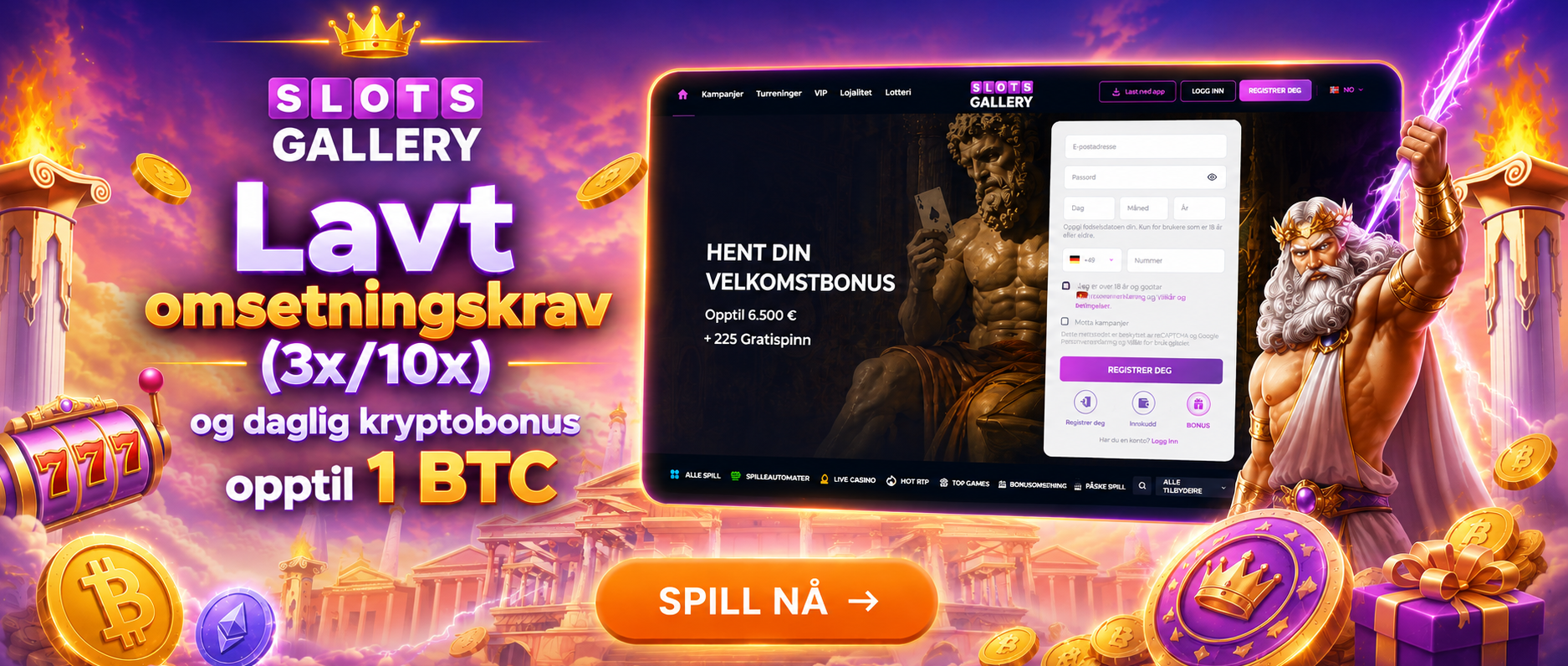 Slotsgallery – nye casinoer norge med lavt krav