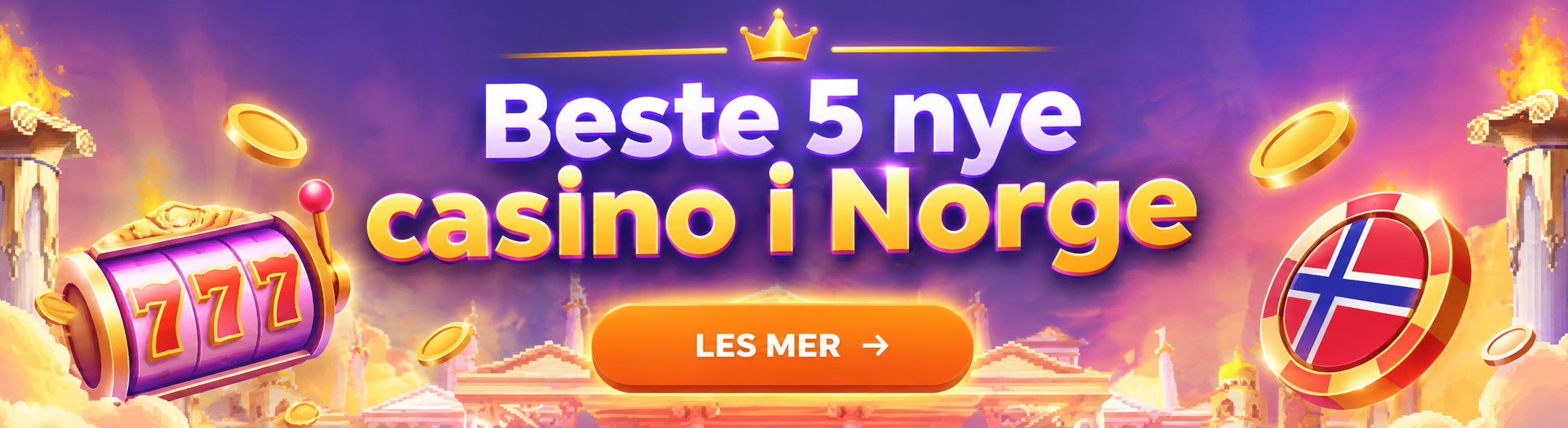 Beste nye casino i Norge – topp 5-listen for 2026