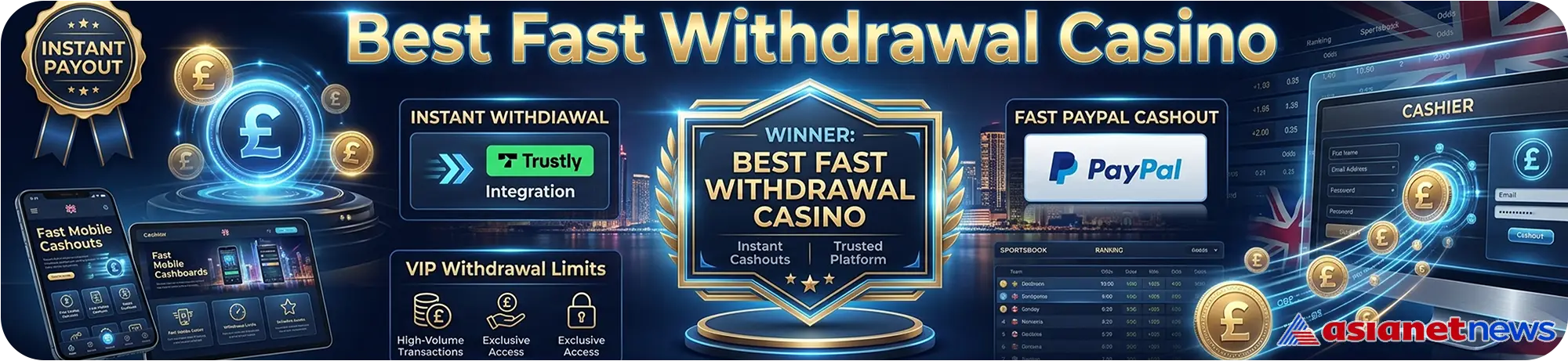 UK casino payment technology with rapid withdrawals and trusted e-wallet systems