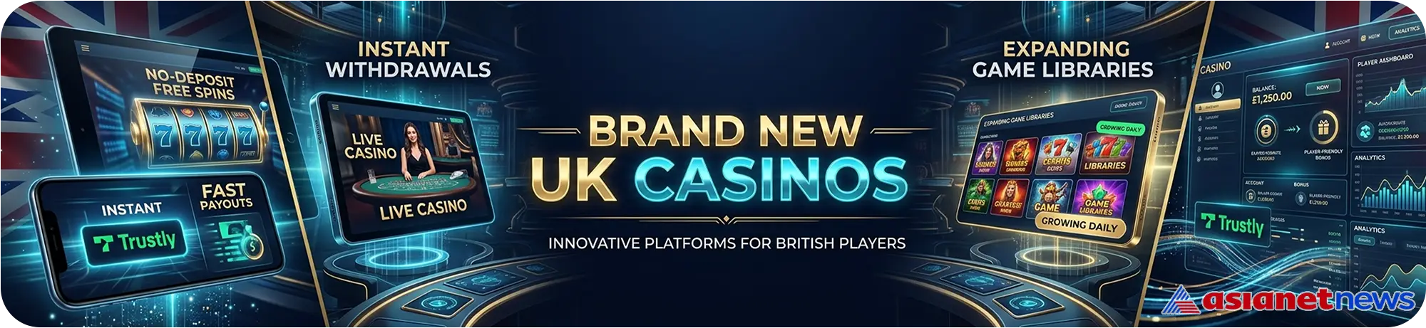 Brand new UKGC licensed casino platforms with modern slot game interfaces