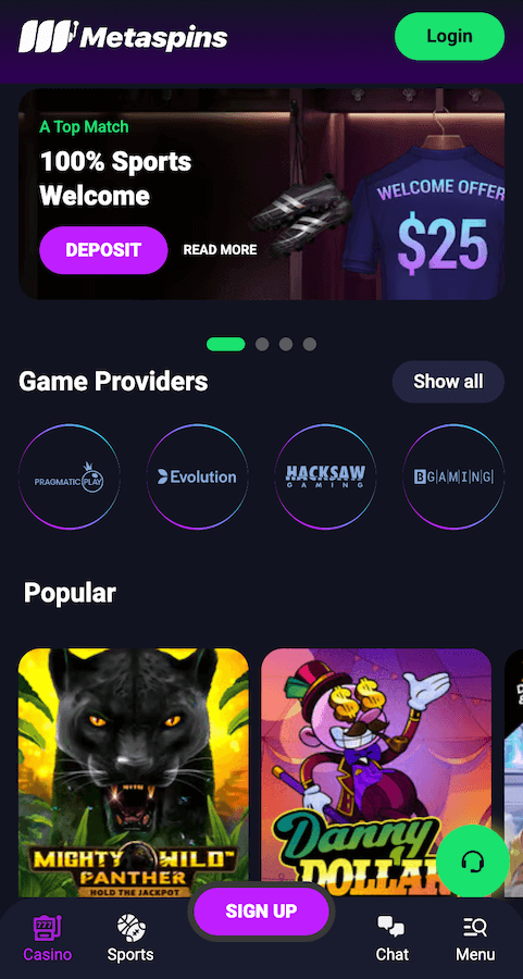 Metaspins webpage