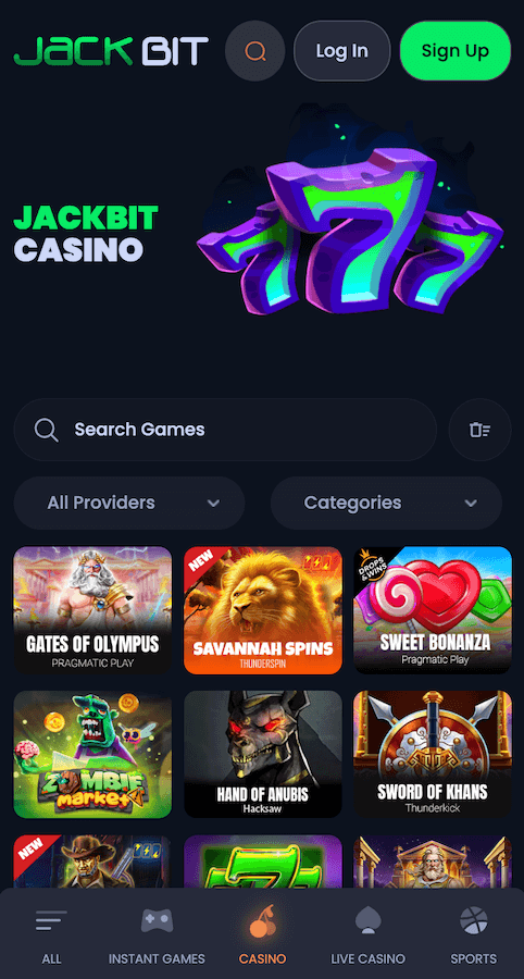 Jackbit webpage