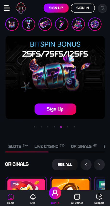 Bitstrike.io website