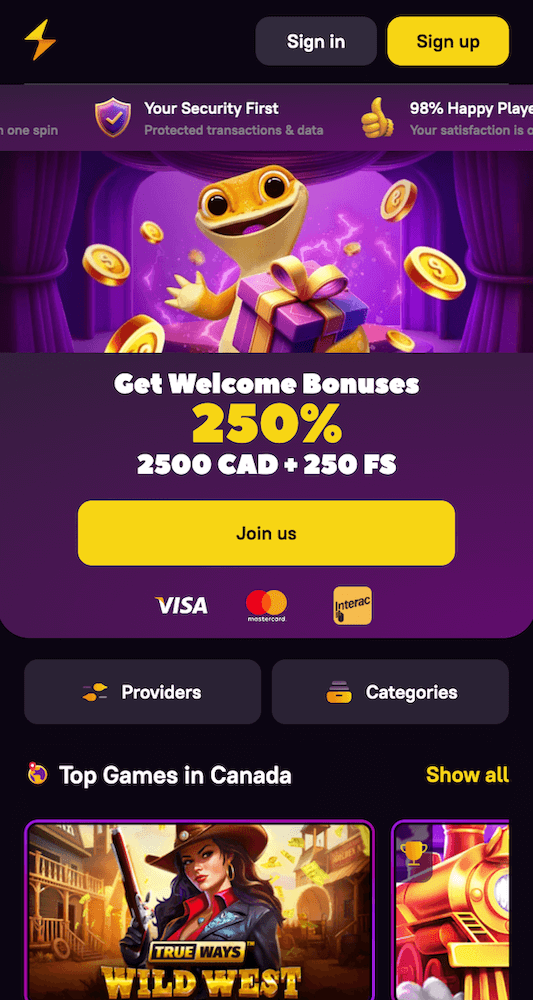 Zoome webpage