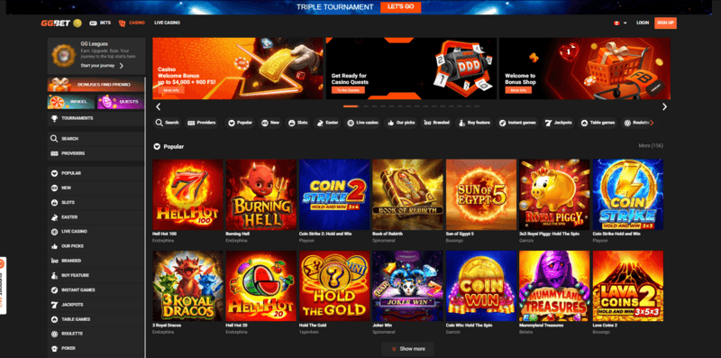 GG.bet web page