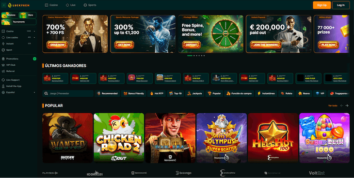 Página web de LuckyGem
