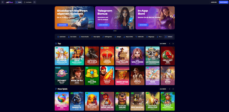 Jet4Bet Webseite