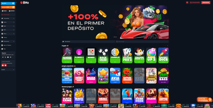 Página web de Bitz