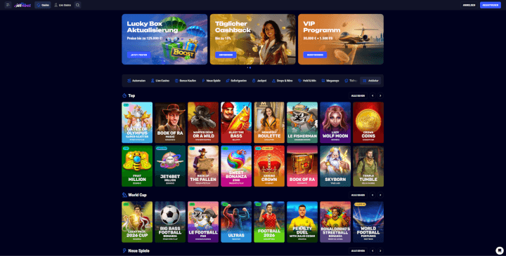 Jet4Bet Webseite