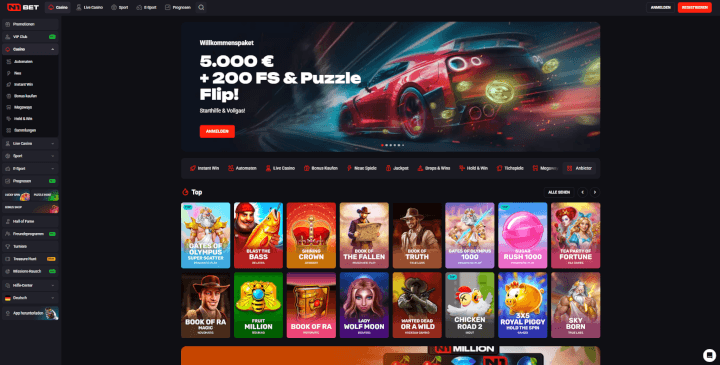 N1Bet Webseite