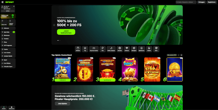 Spinit Webseite