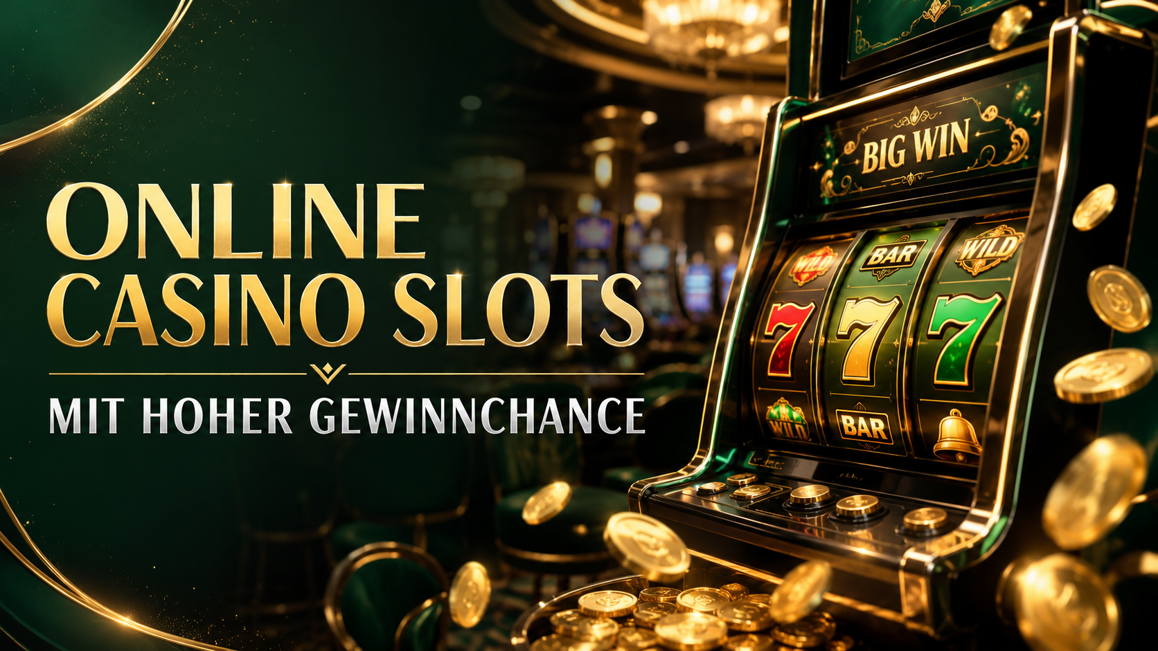 Online Casinos mit Slots mit hoher Gewinnchance