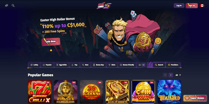 SpinLander webpage