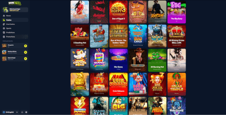 Winzter webpage