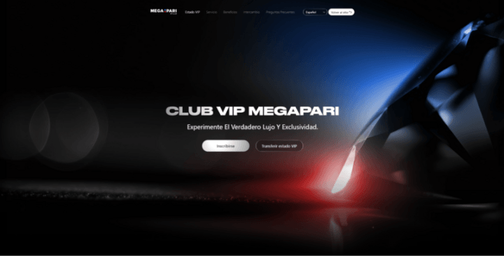 Página web de Megapari