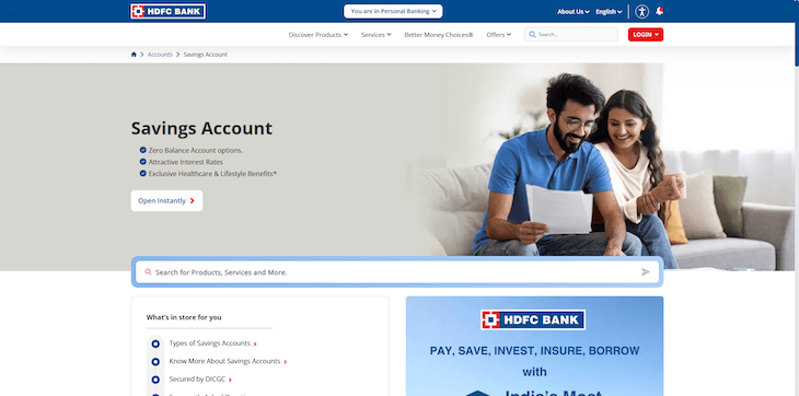 HDFC Bank Savings Account