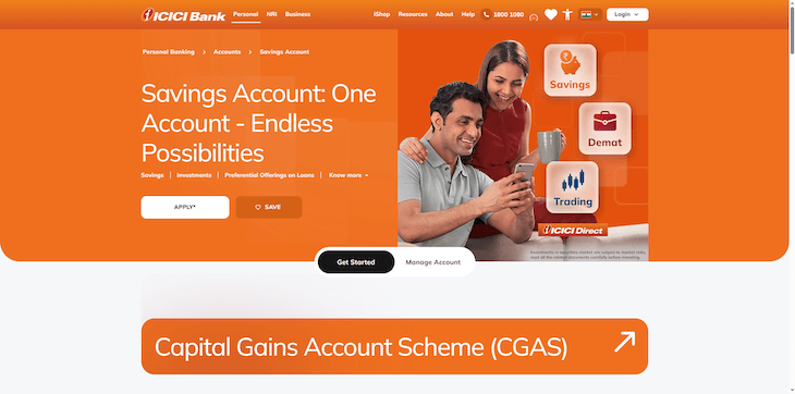ICICI Bank Savings Account 