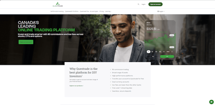 Questrade website
