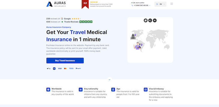 AURAS Travel Insurance