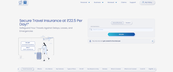 Tata AIG Travel Insurance